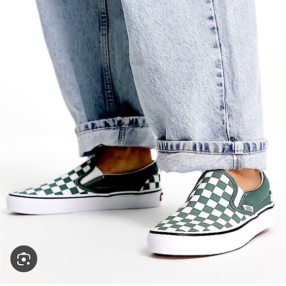 Vans Shoes - Vans Checkerboard Classic Slip-On Shoes